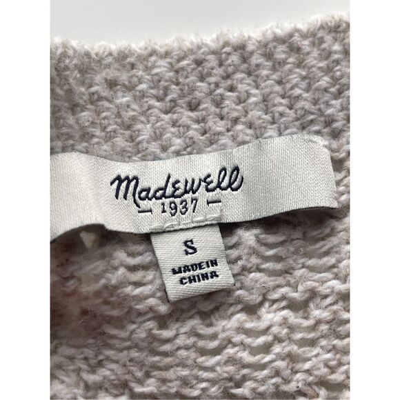 Madewell Fringe Pullover Oversized Sweater,‎ Size Small - Picture 4 of 7